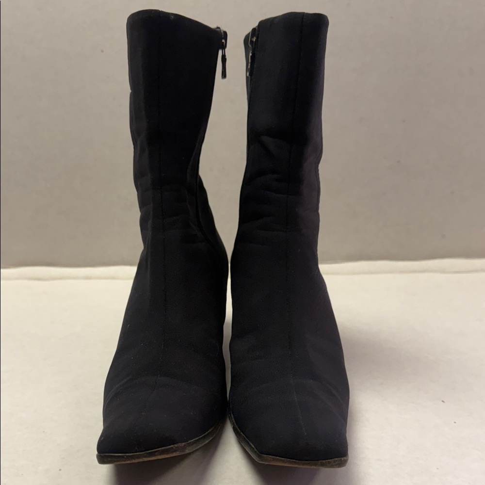 Prada Black Heeled Boots for Women